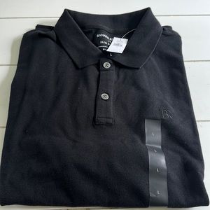 Brand new Banana Republic polo, black, new with tags.